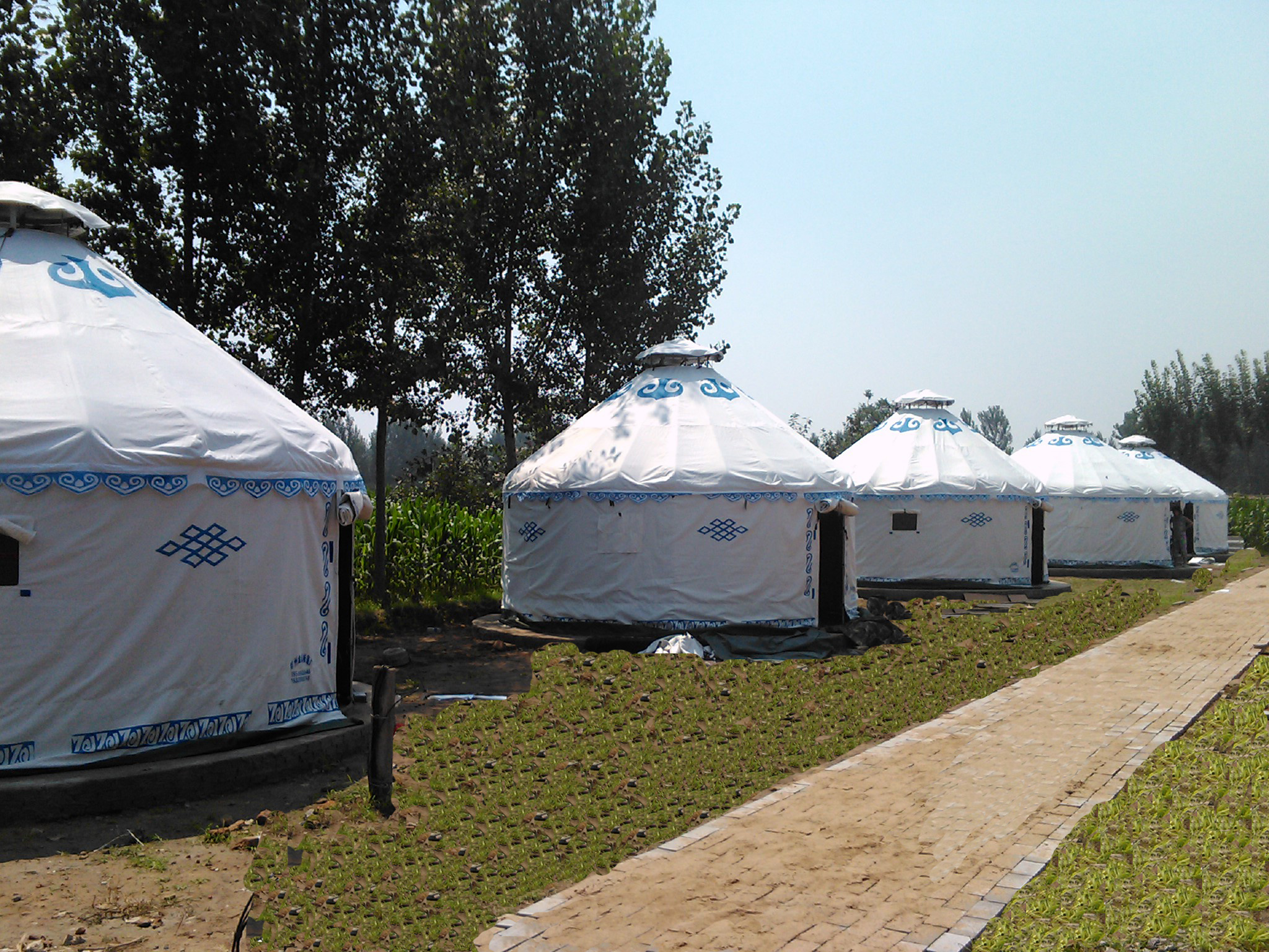 郑州金雨发帐篷厂户外饭店蒙古包